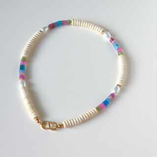 Choker AGAT | HOWLIT | PERŁY SEASHELL